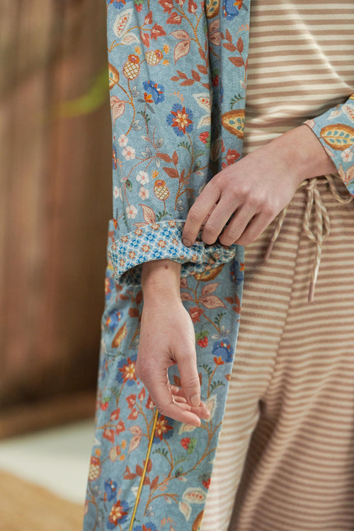 Pip Studio - Nisha Kimono Women - Jameela - Blue - M - vtwonen shop