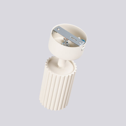 Sollux Lighting Plafondlamp KARBON 1 beige - 7x7x18cm
