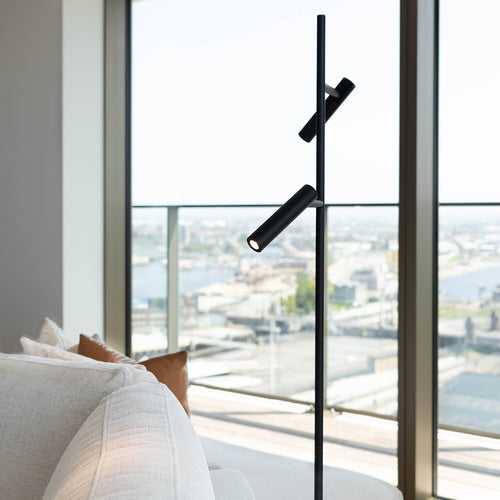 Atmooz vloerlamp Savage - zwart - 52 x 33 x H 152 cm - geïntegreerde led