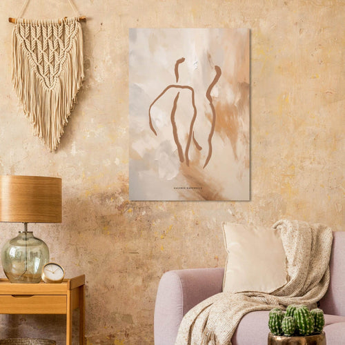 Artfulprints  Abstract - Golden touch 3   poster A4 21x29.7 cm