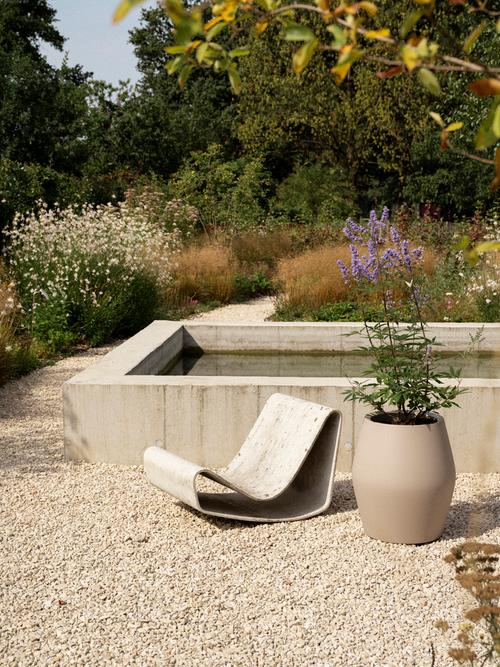 elho june split high 46 balanced beige | Bloempot |Premium statementdesign