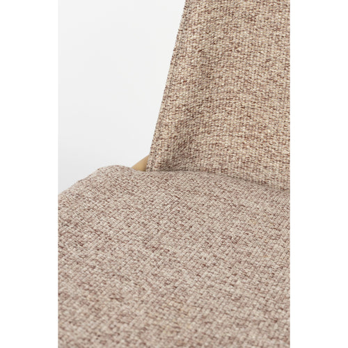 Zuiver Clip Eetkamerstoelen  Beige - Set van 2