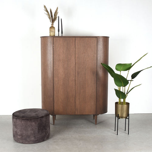 LABEL51 Bergkast Oliva - Walnoot Eikenhout - 47x125x158cm - vtwonen shop