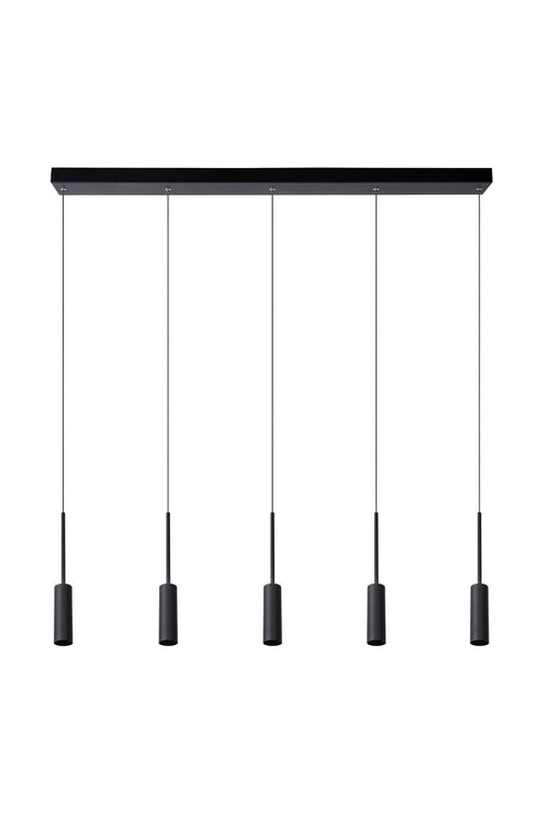 Lucide hanglamp TUBULE - Geïntegreerde LED - Zwart - vtwonen shop