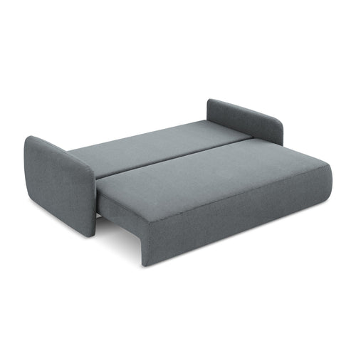 LaMiaSofa 3-zits slaapbank Corle - textuurstof - jeans - 218x102x86