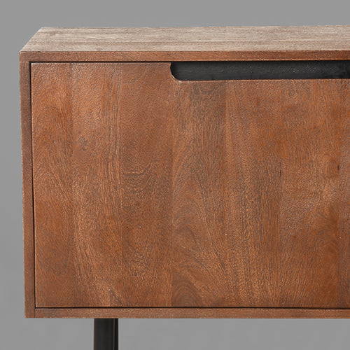 LABEL51 Tv-meubel Rio - Donkerbruin Mangohout - 220x40x60cm