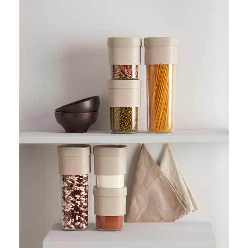 Lékué Flip Storage Voorraadbussen, set van 3