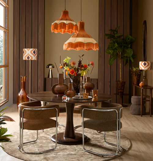 Light & Living eetkamerstoel ADANTE - 56x52x72cm - bruin - vtwonen shop