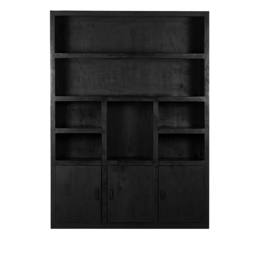 Giga Meubel Kast Xander - Zwart Hout - 160x46x220cm - vtwonen shop