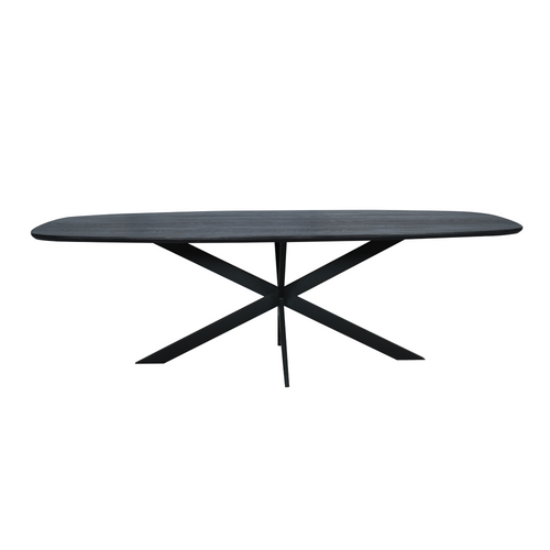 Starfurn  eettafel Ferris - zwart - 100x200x76cm - vtwonen shop