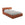 LaMiaSofa Bed met opbergruimte Roma - chenille stof - grafiet - 160x228x82
