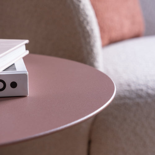 Spinder Design bijzettafel Lola - Misty Rose - Ø 40 - vtwonen shop