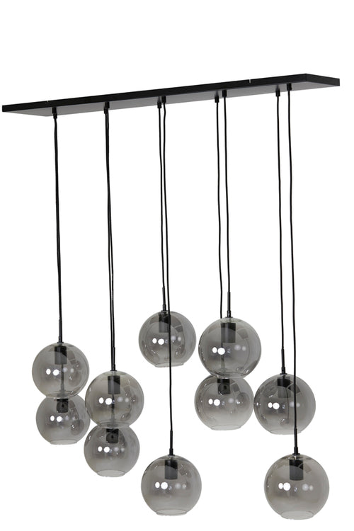 Light & Living hanglamp SUBAR - grijs - 124x35x120cm - vtwonen shop