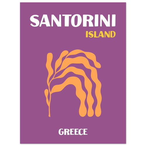 Artfulprints  Griekenland - Santorini   poster 30x40 cm - vtwonen shop