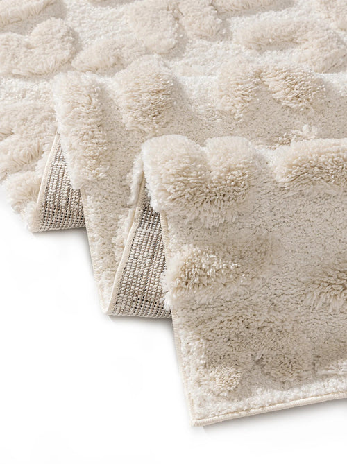 benuta shaggy vloerkleed Tibo - créme/beige - 200x290 cm