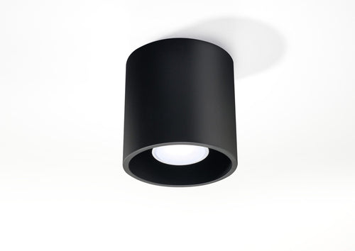 Sollux plafondlamp Orbis - 1 lichts - 10  x 10   cm - zwart - vtwonen shop