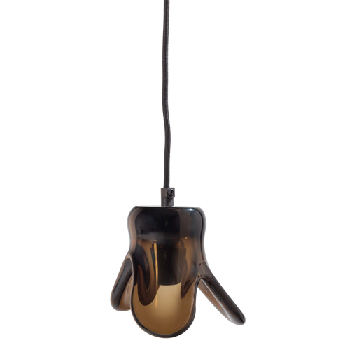 WOOOD hanglamp groot Elle - Glas - Groen - 17x25x22 - vtwonen shop