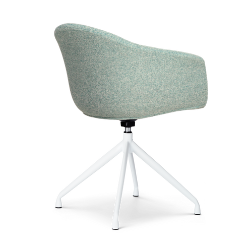 Nolon Nola-Otis Draaibare Eetkamerstoelen Set - Zacht Groen - Wit