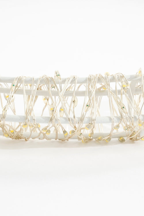 Luca Lighting Kerstverlichting Cirkel met Warm Witte LED Lampjes - Ø36 cm - Metaal - Wit - vtwonen shop