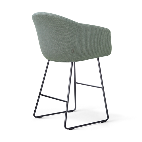Nolon Nino-Otis Barkruk Saliegroen - Zwart Onderstel - 65 Cm
