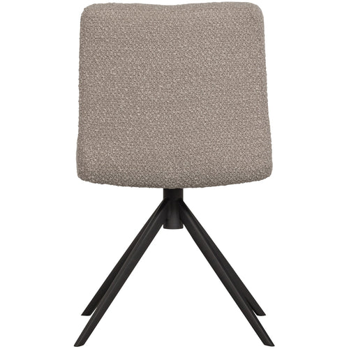 WOOOD draaistoelen Vinny - Bouclé - Zand - Set van 6 - vtwonen shop