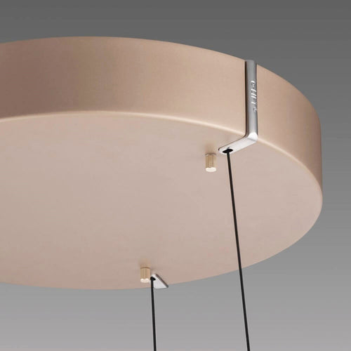 Neuhaus PURE hanglamp E-Clipse - 2 lichts - 50  x 350   cm - champagne - vtwonen shop