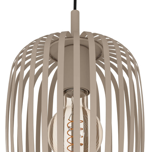 EGLO hanglamp Romazzina - e27 - zandkleur - vtwonen shop