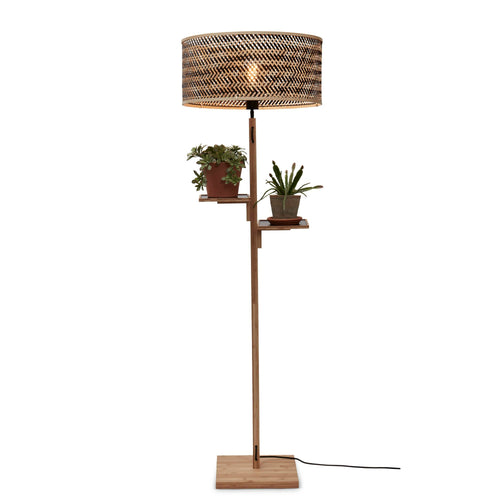 GOOD&MOJO vloerlamp Java - bruin - Ø50cm - vtwonen shop