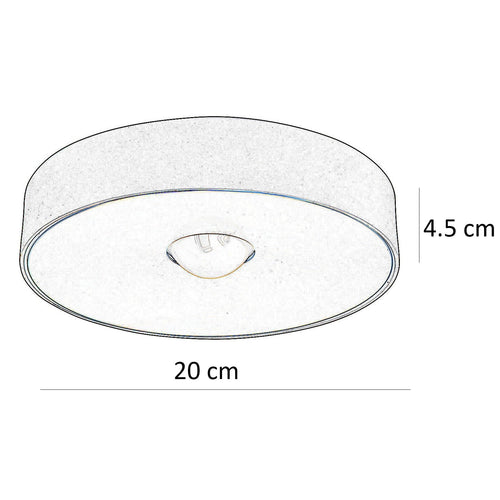 Highlight plafondlamp Bright - 1 lichts - 20  x 4.5   cm - zwart goud - vtwonen shop