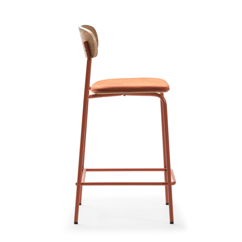 Calicosy - ADRIANA Set van 2 krukken - Grijs - 48x42x66 cm