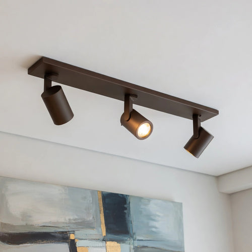Highlight spot HALO - 3 lichts - 65  x 15   cm - bruin