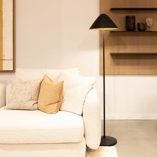 Atmooz vloerlamp Elan - zwart - Ø 35 x H 150 cm - E14