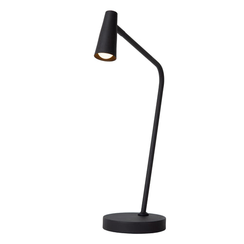 Lucide bureaulamp STIRLING - Geïntegreerde LED - Zwart - vtwonen shop
