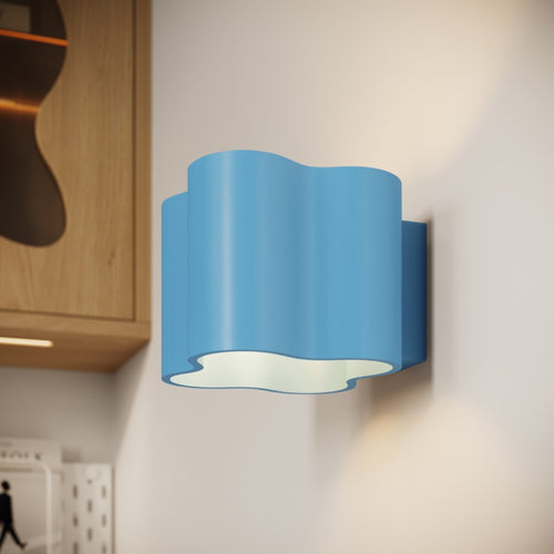 Sollux Lighting Plafondlamp OVIO 2 azuurblauw GU10 - 24,5x12x12cm