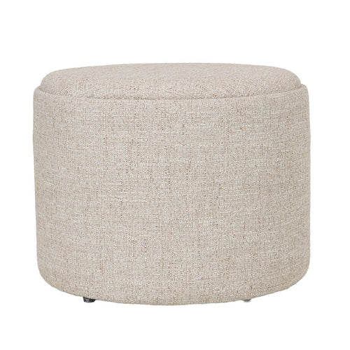 DÉJA Living Salontafel Zara - Rond Beige/Naturel - Incl. Opbergruimte - Ø55cm - vtwonen shop