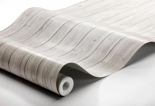 Borastapeter behang plankjes hout bruin - 53 cm x 10.05 m - 660506