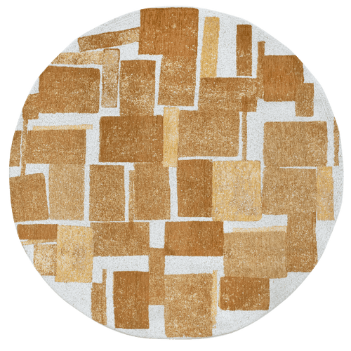 vloerkleed 9357 Nuggets - Geel - 80 x 250 cm