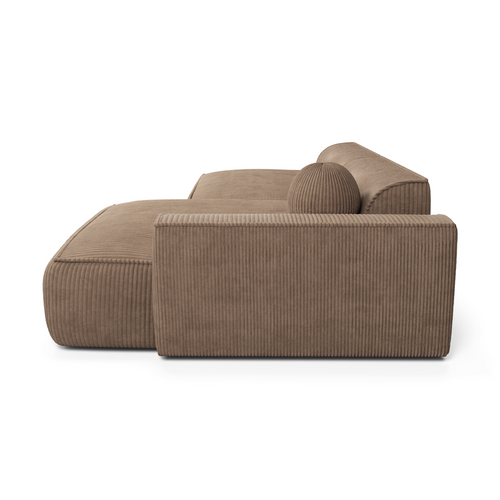 Sia Home - Rechthoekige hoekbank ANIA - corduroy mol 260cm