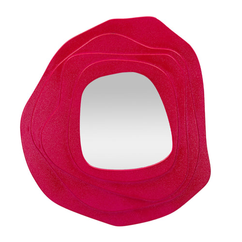 Roze wandspiegel 90x4x97 cm