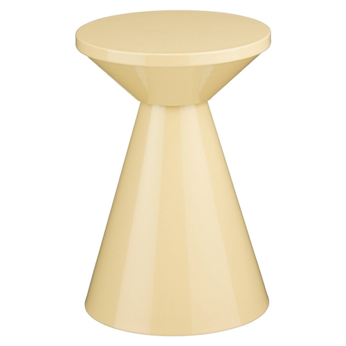 Mica Decorations Jim Bijzettafel - Bijzettafel Rond H45 x Ø31 cm - Ijzeren Tafeltje voor Woonkamer of Slaapkamer - Plantentafeltje - Nachtkastje