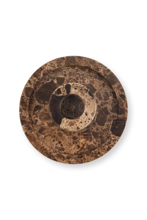 vtwonen - Kandelaars - Bruin - Set van 2 - 10,2 x 7,9 cm