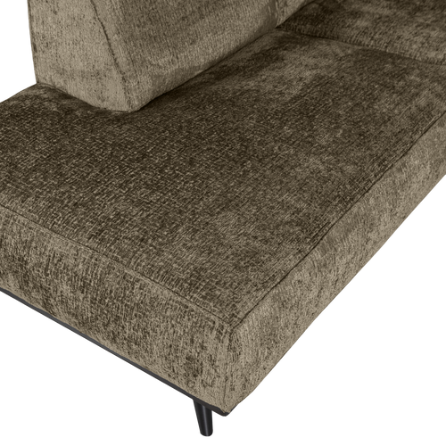 WOOOD hoekbank links Statement - Polyester - Bonsai - 77x274x210 - vtwonen shop