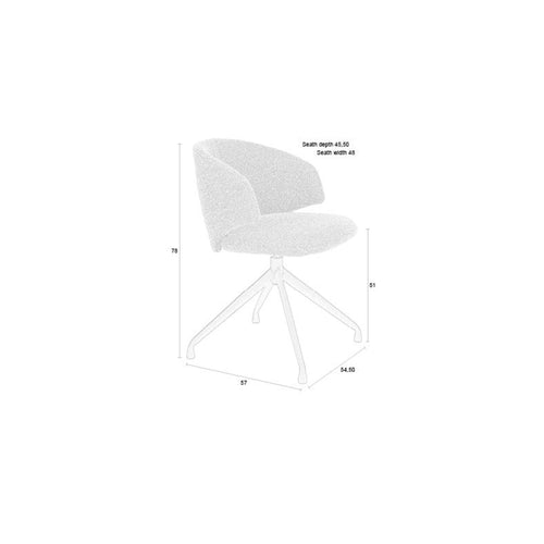 Housecraft Living Balado Eetkamerstoelen Bruin - Set van 2 - vtwonen shop