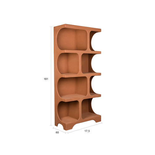 Dutchbone Dundee kast XL - Terracotta - vtwonen shop