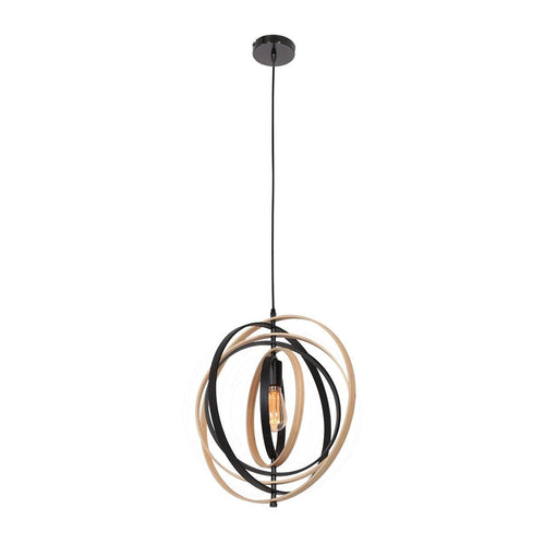 Anne Light & home hanglamp Muoversi - 1 lichts - 45x 190 cm - beige zwart - vtwonen shop