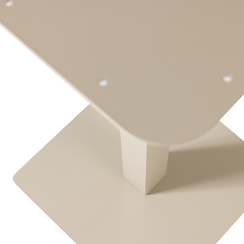 WOOOD vierkante bartafel poot  Bistro- Metaal - Dakagrau - 105x50x50