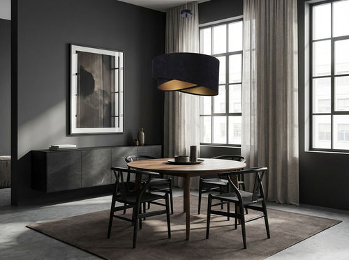 bpskoncept hanglamp Galaxy Elegant - zwart-goud - Ø50 cm