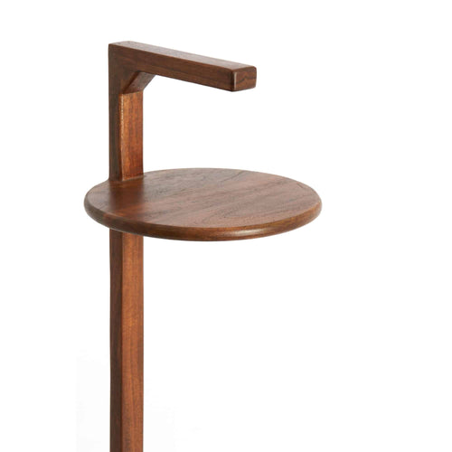 Light & Living bijzettafel Delmino - bruin - Ø26cm