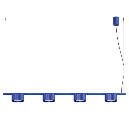 Sollux Lighting Kroonluchter OVIO 4 ultramarijn Gx53 - 122x12x208cm