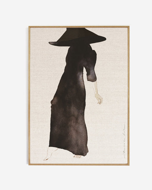 My Deer Art Shop - Art Print - Black Dress - Katoenpapier - 21 x 29,7 cm [A4] – limited edition of 250 - vtwonen shop